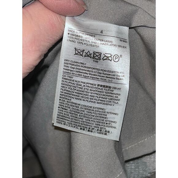 Banana Republic Platinum Sequin Dress Sz 4 Strapy Glam Cocktail Prom New Years - Picture 11 of 13